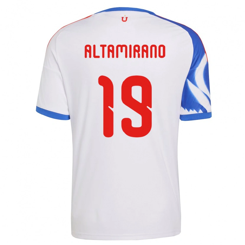 Danxen Mujer Camiseta Javier Altamirano #19 Blanco Azul Marino 2ª Equipación 2026/27 La Camisa México
