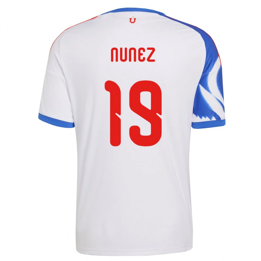 Danxen Mujer Camiseta Renato Núñez #19 Blanco Azul Marino 2ª Equipación 2026/27 La Camisa México