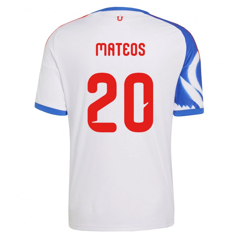 Danxen Mujer Camiseta Federico Mateos #20 Blanco Azul Marino 2ª Equipación 2026/27 La Camisa México