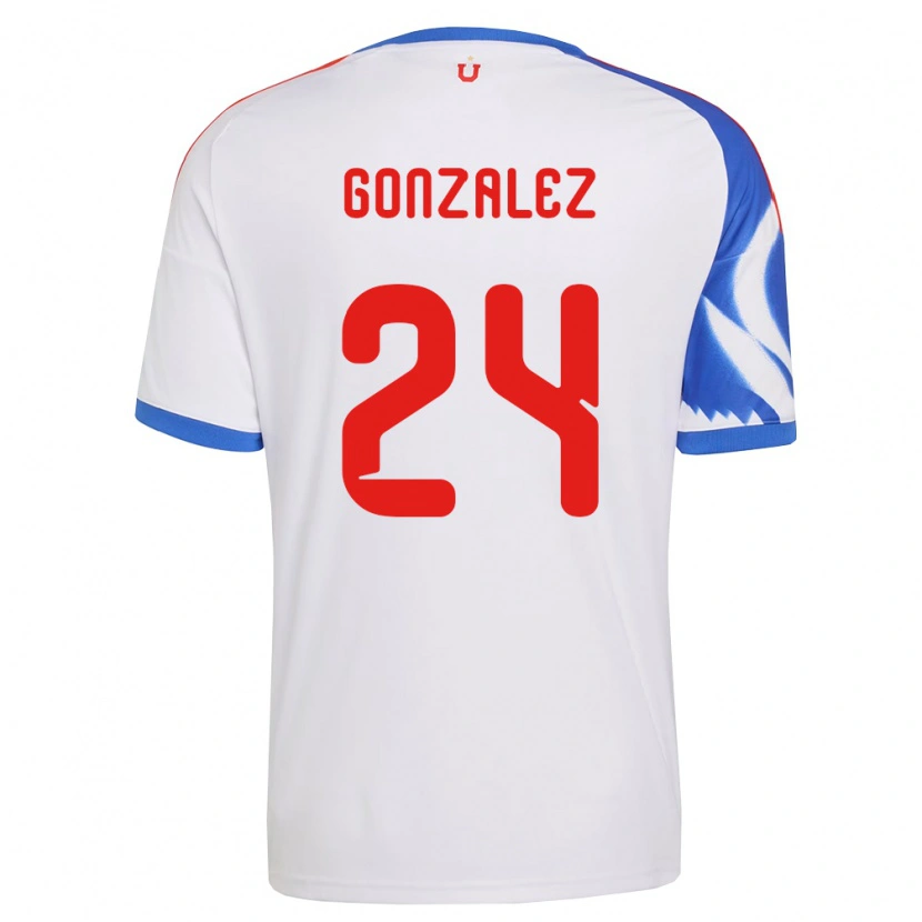 Danxen Mujer Camiseta Emma González #24 Blanco Azul Marino 2ª Equipación 2026/27 La Camisa México