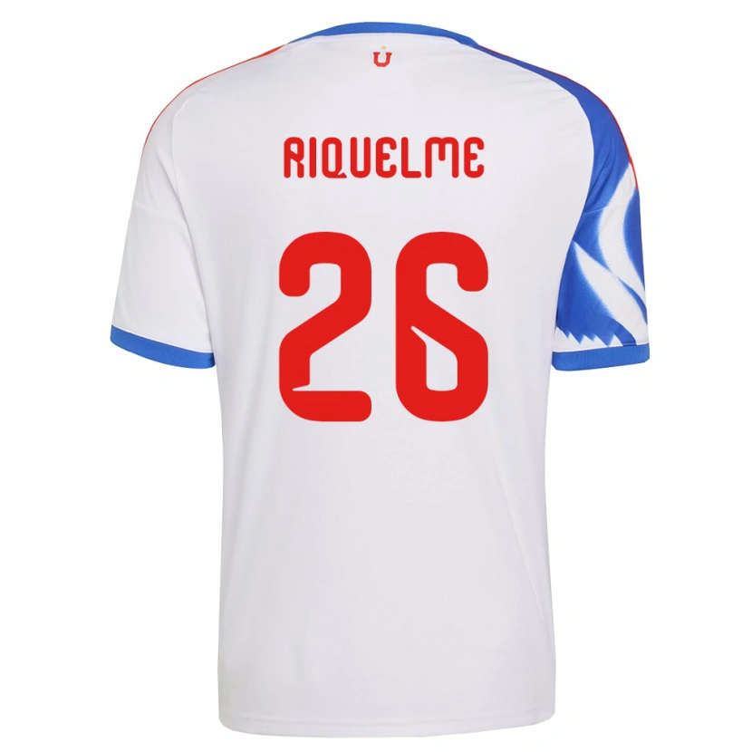 Danxen Mujer Camiseta Matías Riquelme #26 Blanco Azul Marino 2ª Equipación 2026/27 La Camisa México