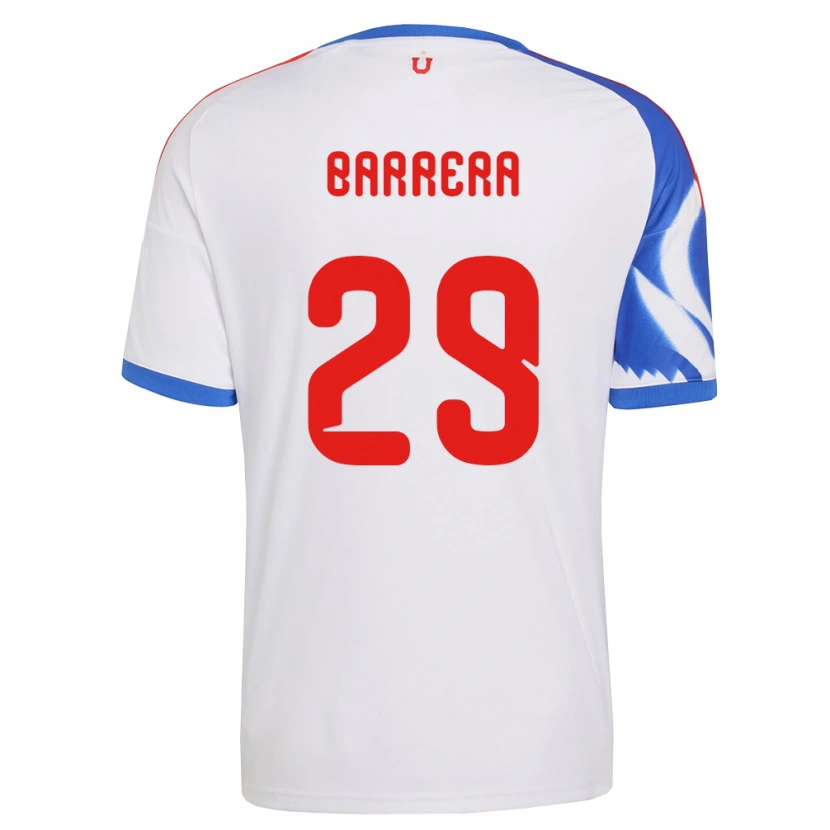 Danxen Mujer Camiseta Lucas Barrera #29 Blanco Azul Marino 2ª Equipación 2026/27 La Camisa México