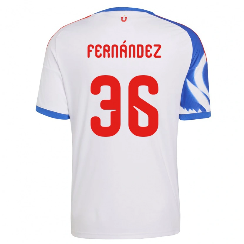 Danxen Mujer Camiseta Franco Fernández #36 Blanco Azul Marino 2ª Equipación 2026/27 La Camisa México