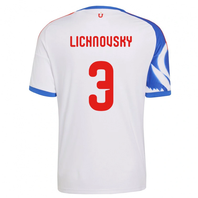 Danxen Mujer Camiseta Igor Lichnovsky #3 Blanco Azul Marino 2ª Equipación 2026/27 La Camisa México