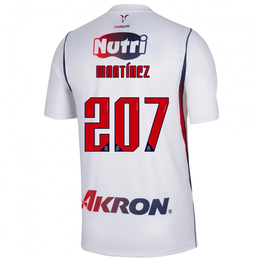 Danxen Mujer Camiseta Raúl Martínez #207 Blanco Azul Marino Rojo 2ª Equipación 2026/27 La Camisa México