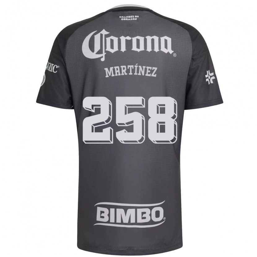 Danxen Mujer Camiseta Jorge Martínez #258 Gris Blanco Negro 2ª Equipación 2026/27 La Camisa México