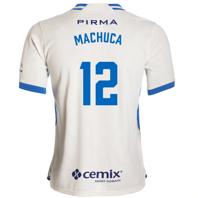 Danxen Mujer Camiseta Gabriela Machuca #12 Blanco Azul Rojo 2ª Equipación 2026/27 La Camisa México