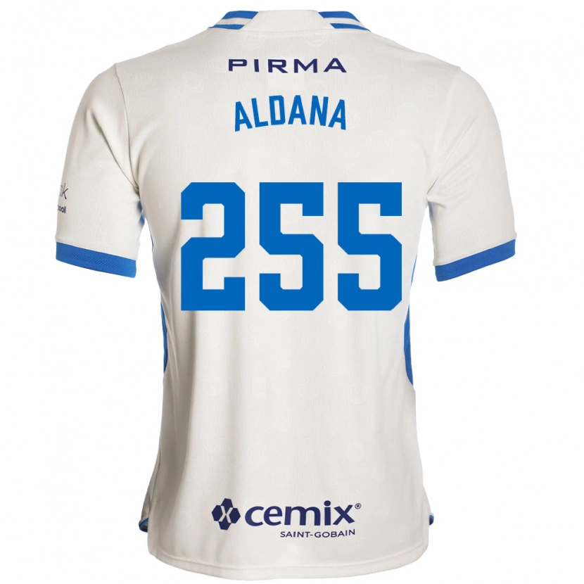 Danxen Mujer Camiseta Eder Aldana #255 Blanco Azul Rojo 2ª Equipación 2026/27 La Camisa México