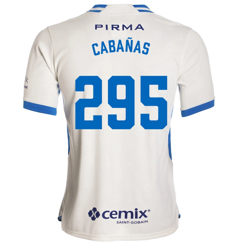 Danxen Mujer Camiseta Diego Cabañas #295 Blanco Azul Rojo 2ª Equipación 2026/27 La Camisa México