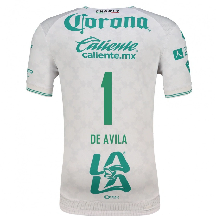Danxen Mujer Camiseta Hannia De Avila #1 Verde Claro Blanco 2ª Equipación 2026/27 La Camisa México