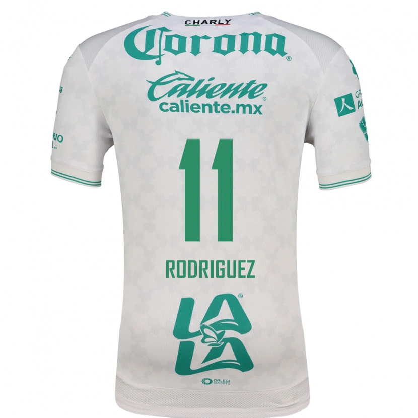 Danxen Mujer Camiseta Cynthia Rodríguez #11 Verde Claro Blanco 2ª Equipación 2026/27 La Camisa México