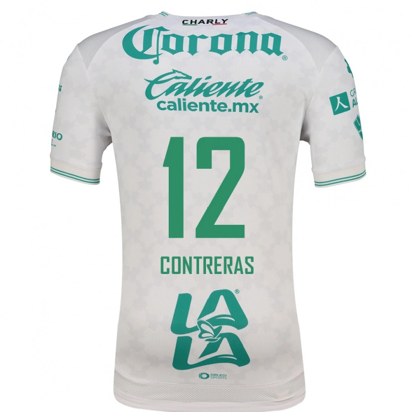 Danxen Mujer Camiseta Karol Contreras #12 Verde Claro Blanco 2ª Equipación 2026/27 La Camisa México