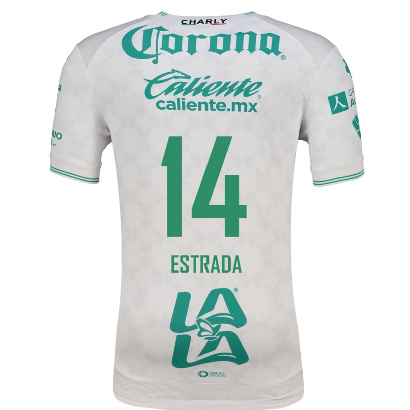 Danxen Mujer Camiseta Katia Estrada #14 Verde Claro Blanco 2ª Equipación 2026/27 La Camisa México