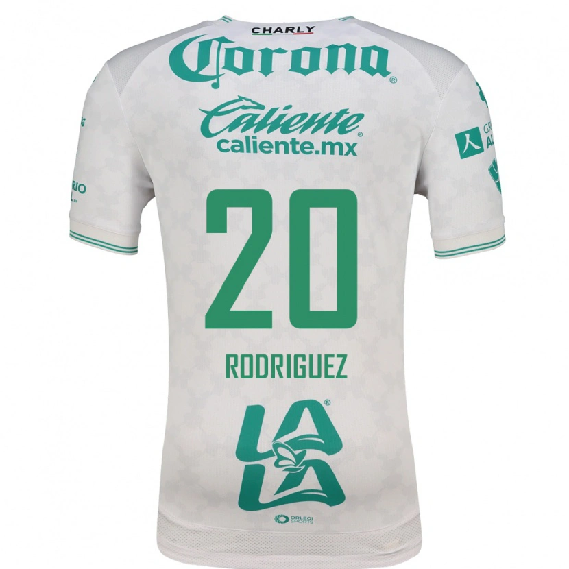 Danxen Mujer Camiseta Hugo Rodriguez #20 Verde Claro Blanco 2ª Equipación 2026/27 La Camisa México