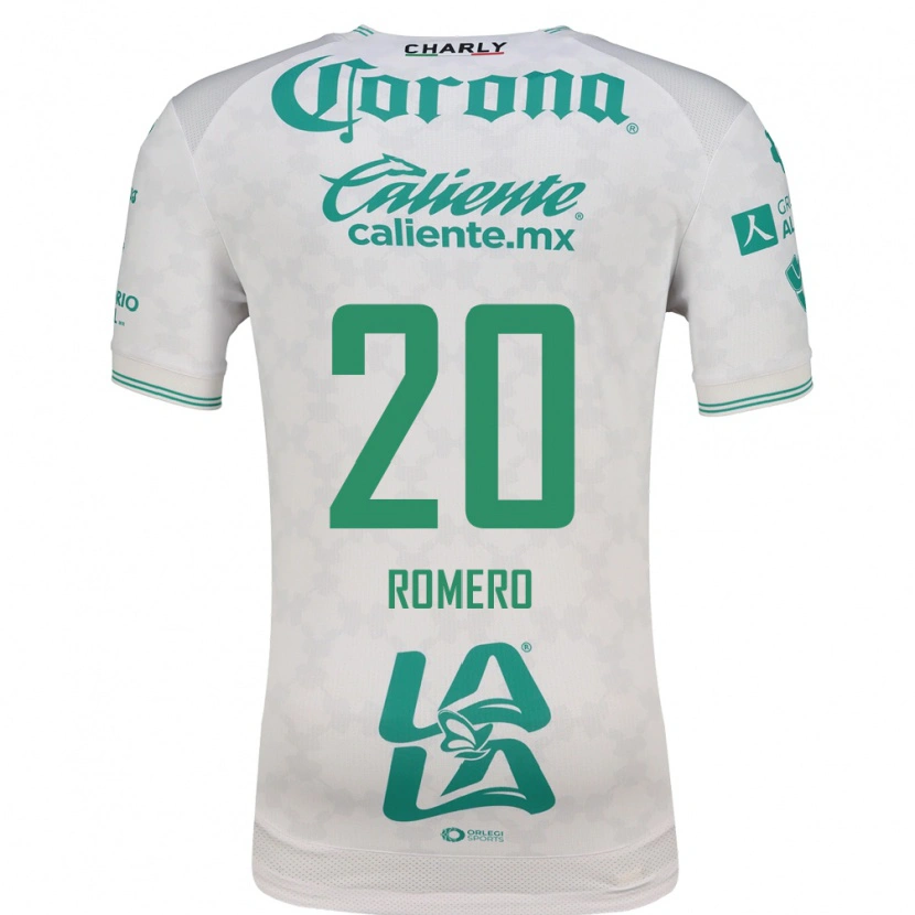 Danxen Mujer Camiseta Lia Romero #20 Verde Claro Blanco 2ª Equipación 2026/27 La Camisa México