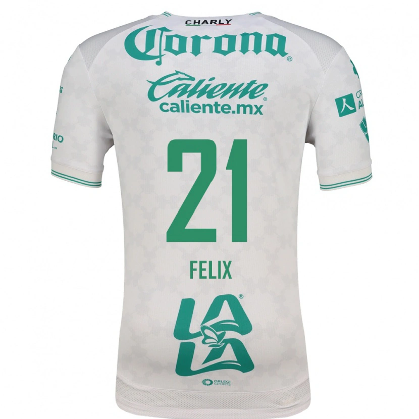 Danxen Mujer Camiseta Judith Félix #21 Verde Claro Blanco 2ª Equipación 2026/27 La Camisa México