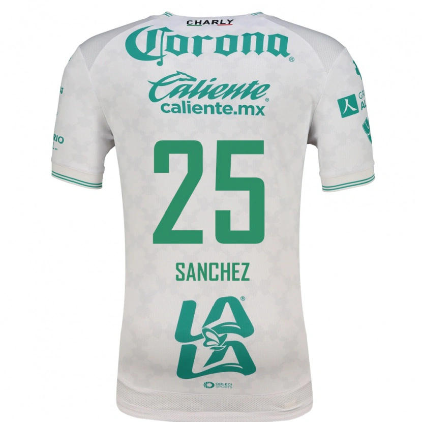 Danxen Mujer Camiseta Felipe Sánchez #25 Verde Claro Blanco 2ª Equipación 2026/27 La Camisa México