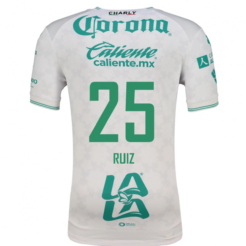 Danxen Mujer Camiseta Michel Ruiz #25 Verde Claro Blanco 2ª Equipación 2026/27 La Camisa México
