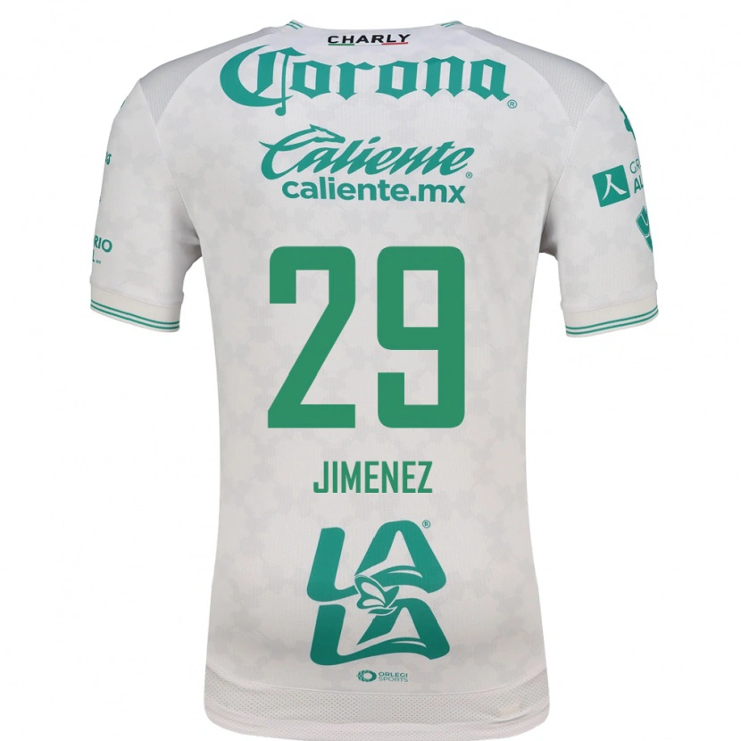 Danxen Mujer Camiseta Tahiel Jiménez #29 Verde Claro Blanco 2ª Equipación 2026/27 La Camisa México