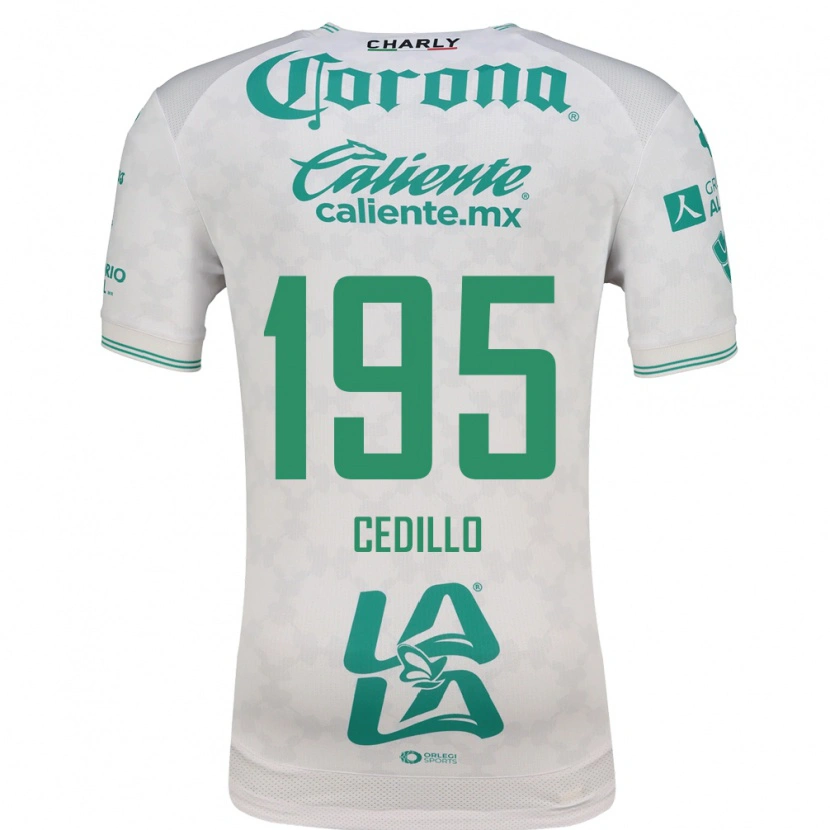 Danxen Mujer Camiseta Nelson Cedillo #195 Verde Claro Blanco 2ª Equipación 2026/27 La Camisa México
