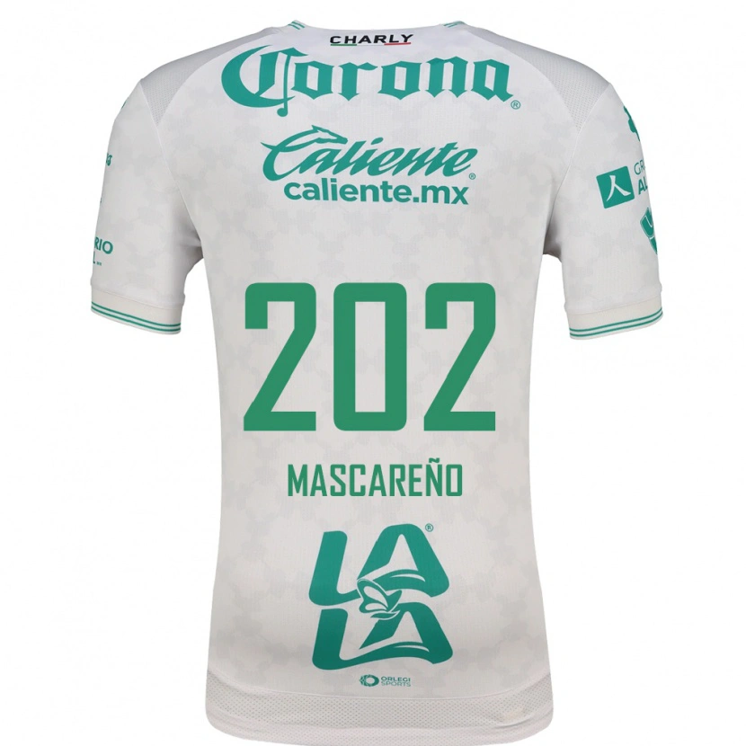 Danxen Mujer Camiseta Luis Mascareño #202 Verde Claro Blanco 2ª Equipación 2026/27 La Camisa México