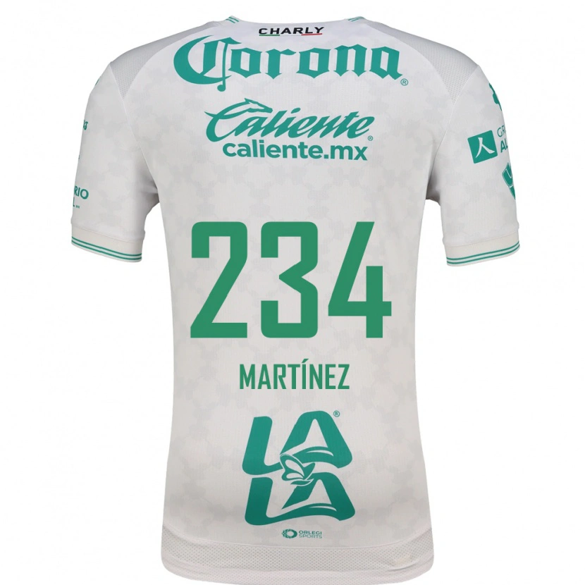 Danxen Mujer Camiseta Cristian Martínez #234 Verde Claro Blanco 2ª Equipación 2026/27 La Camisa México