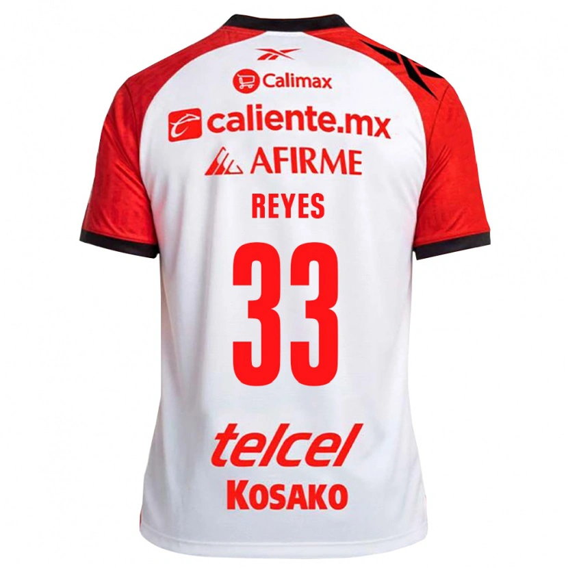 Danxen Mujer Camiseta Jazmín Reyes #33 Rojo Blanco Negro 2ª Equipación 2026/27 La Camisa México