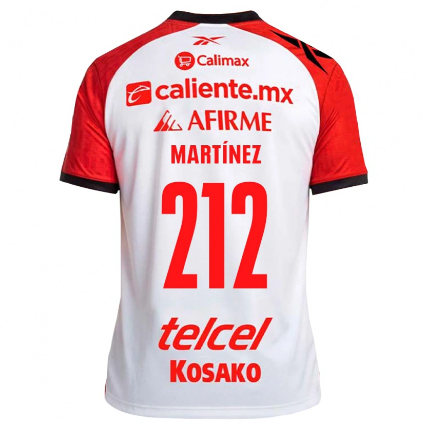 Danxen Mujer Camiseta Juan Martínez #212 Rojo Blanco Negro 2ª Equipación 2026/27 La Camisa México