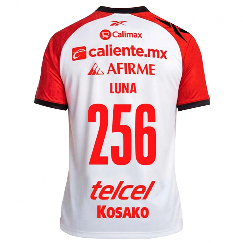 Danxen Mujer Camiseta Ricardo Luna #256 Rojo Blanco Negro 2ª Equipación 2026/27 La Camisa México