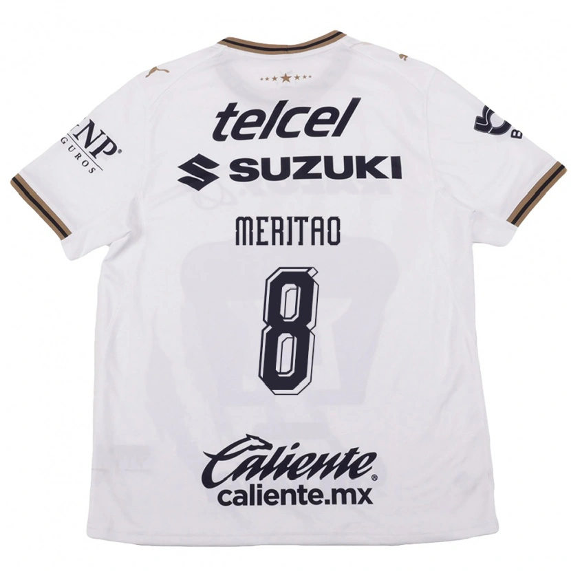 Danxen Mujer Camiseta Higor Meritao #8 Blanco Negro Marrón 2ª Equipación 2026/27 La Camisa México