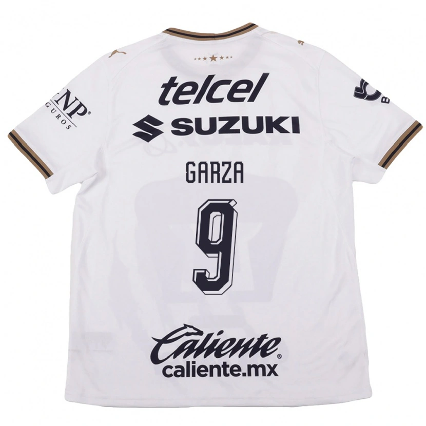Danxen Mujer Camiseta Dinora Garza #9 Blanco Negro Marrón 2ª Equipación 2026/27 La Camisa México