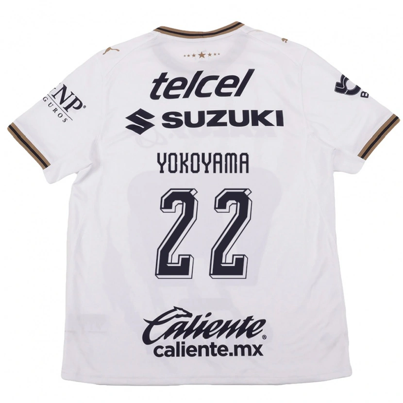 Danxen Mujer Camiseta Akemi Yokoyama #22 Blanco Negro Marrón 2ª Equipación 2026/27 La Camisa México