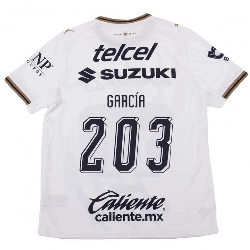 Danxen Mujer Camiseta Stanley García #203 Blanco Negro Marrón 2ª Equipación 2026/27 La Camisa México