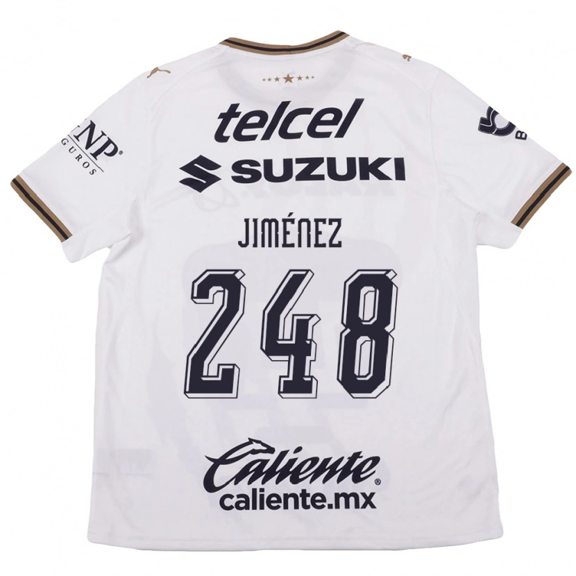 Danxen Mujer Camiseta Iker Jiménez #248 Blanco Negro Marrón 2ª Equipación 2026/27 La Camisa México