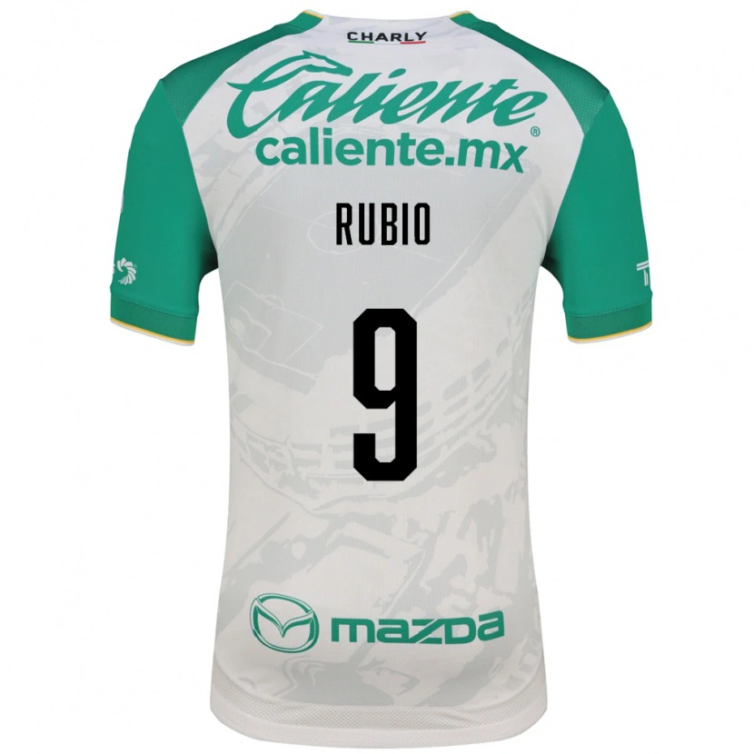 Danxen Mujer Camiseta Brian Rubio #9 Verde Claro Blanco 2ª Equipación 2026/27 La Camisa México