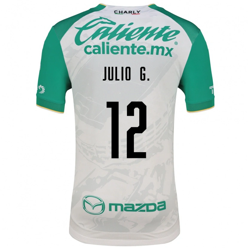 Danxen Mujer Camiseta Julio González #12 Verde Claro Blanco 2ª Equipación 2026/27 La Camisa México