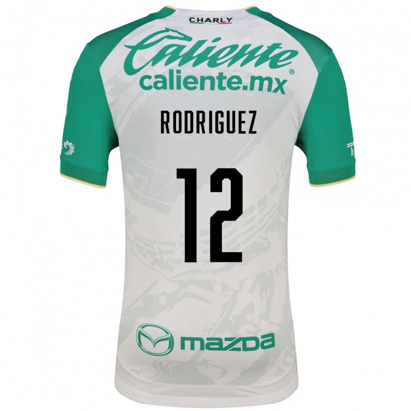 Danxen Mujer Camiseta Lixy Rodríguez #12 Verde Claro Blanco 2ª Equipación 2026/27 La Camisa México