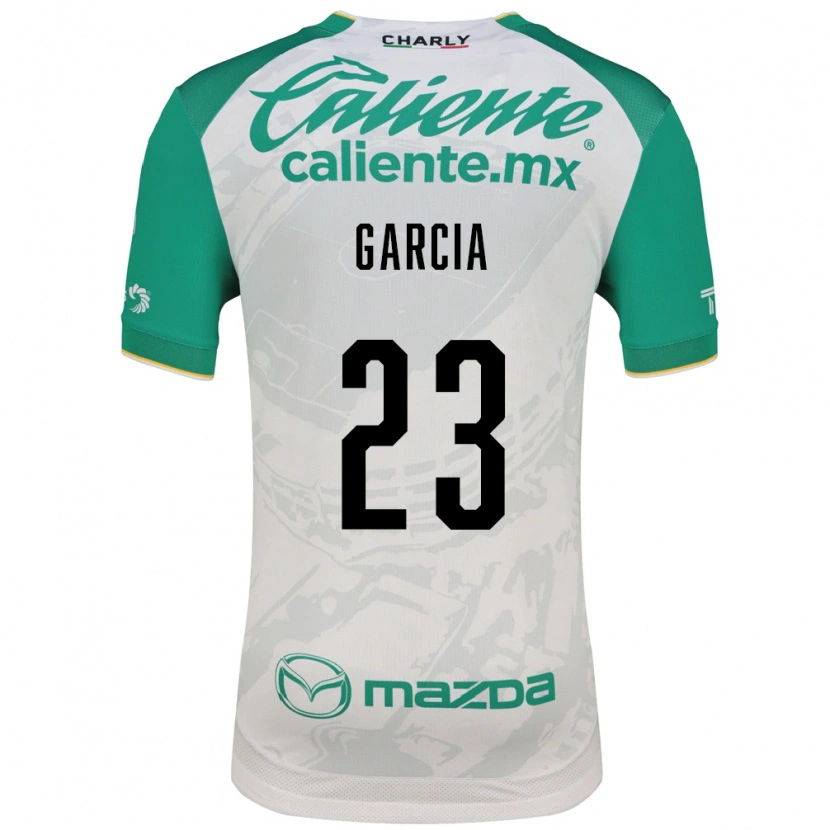 Danxen Mujer Camiseta Óscar García #23 Verde Claro Blanco 2ª Equipación 2026/27 La Camisa México