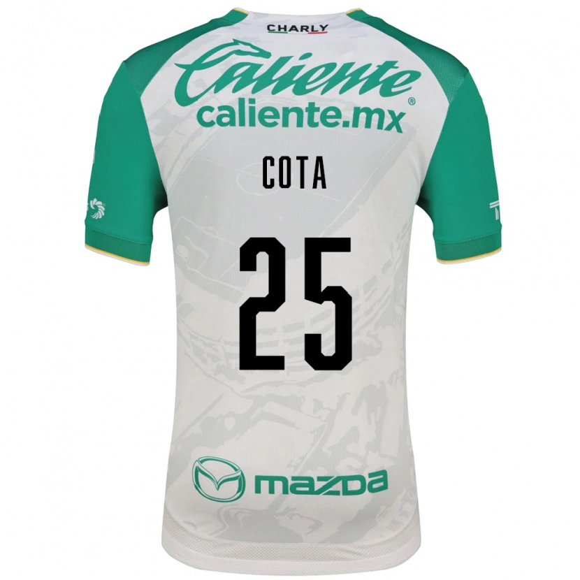 Danxen Mujer Camiseta Renatta Cota #25 Verde Claro Blanco 2ª Equipación 2026/27 La Camisa México