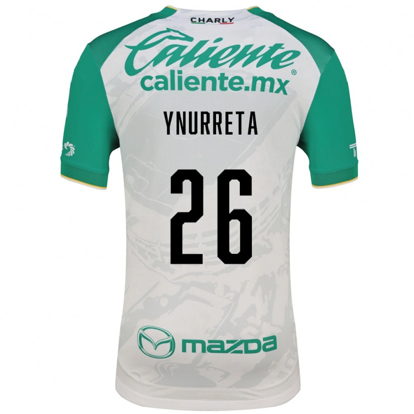 Danxen Mujer Camiseta Alexandra Hernández Ynurreta #26 Verde Claro Blanco 2ª Equipación 2026/27 La Camisa México