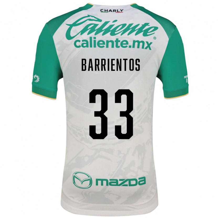 Danxen Mujer Camiseta Yashira Barrientos #33 Verde Claro Blanco 2ª Equipación 2026/27 La Camisa México