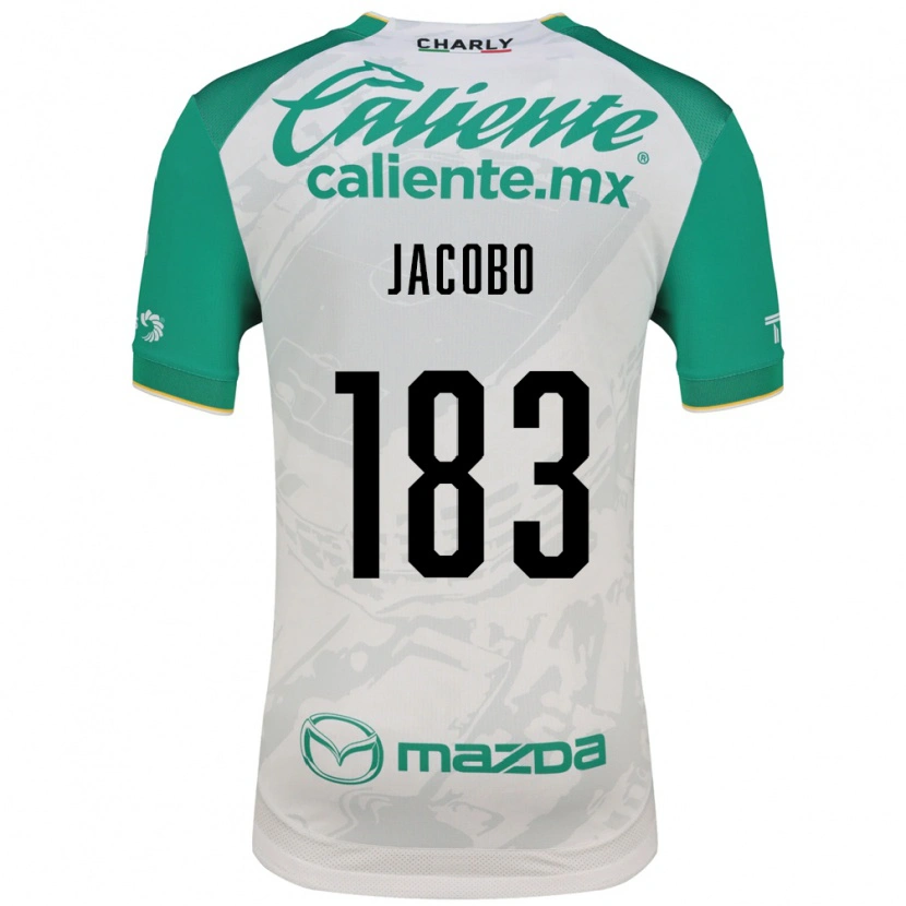 Danxen Mujer Camiseta Sebastián Jacobo #183 Verde Claro Blanco 2ª Equipación 2026/27 La Camisa México