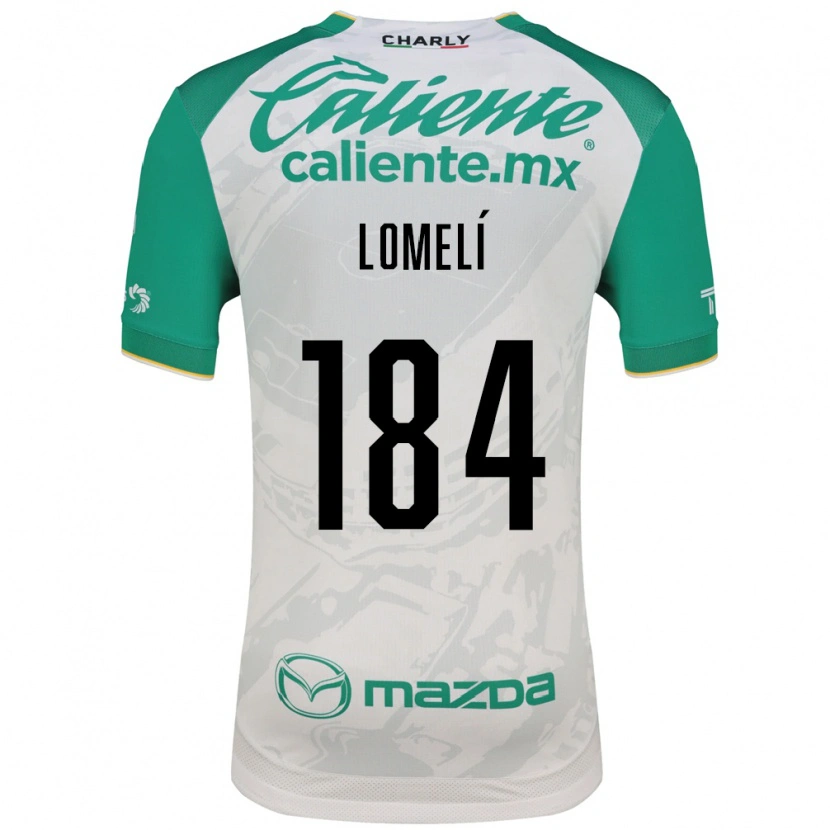 Danxen Mujer Camiseta Diego Lomelí #184 Verde Claro Blanco 2ª Equipación 2026/27 La Camisa México