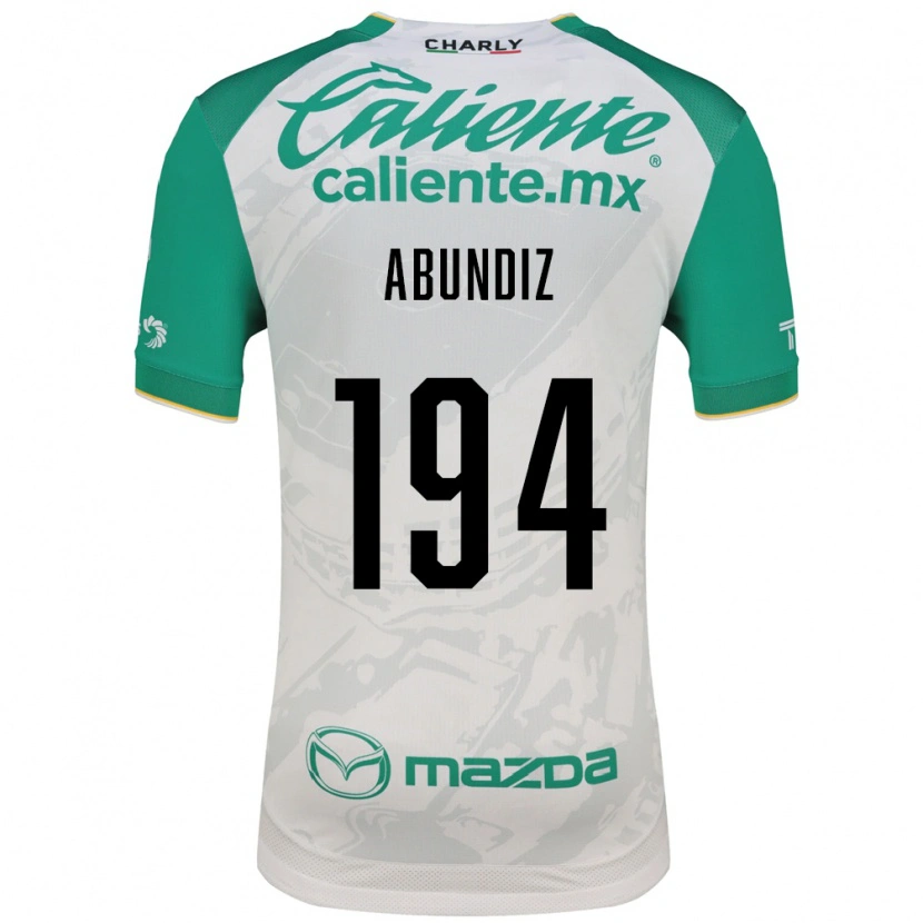 Danxen Mujer Camiseta Erick Abundiz #194 Verde Claro Blanco 2ª Equipación 2026/27 La Camisa México