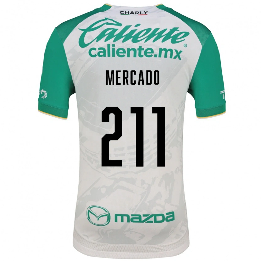 Danxen Mujer Camiseta Diego Mercado #211 Verde Claro Blanco 2ª Equipación 2026/27 La Camisa México
