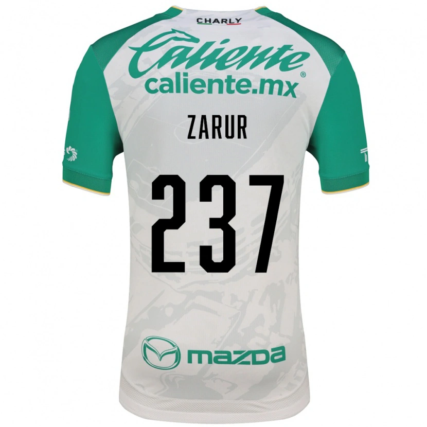 Danxen Mujer Camiseta Hassem Zarur #237 Verde Claro Blanco 2ª Equipación 2026/27 La Camisa México