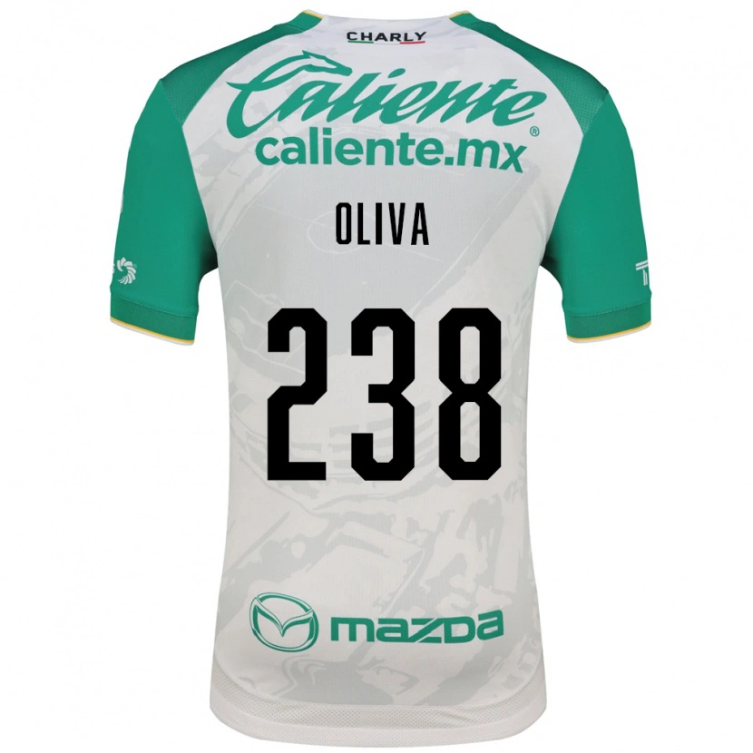Danxen Mujer Camiseta Emiliano Oliva #238 Verde Claro Blanco 2ª Equipación 2026/27 La Camisa México