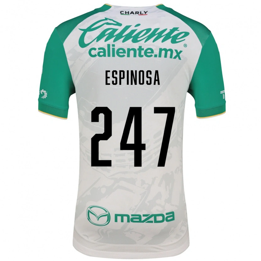 Danxen Mujer Camiseta Issac Espinosa #247 Verde Claro Blanco 2ª Equipación 2026/27 La Camisa México