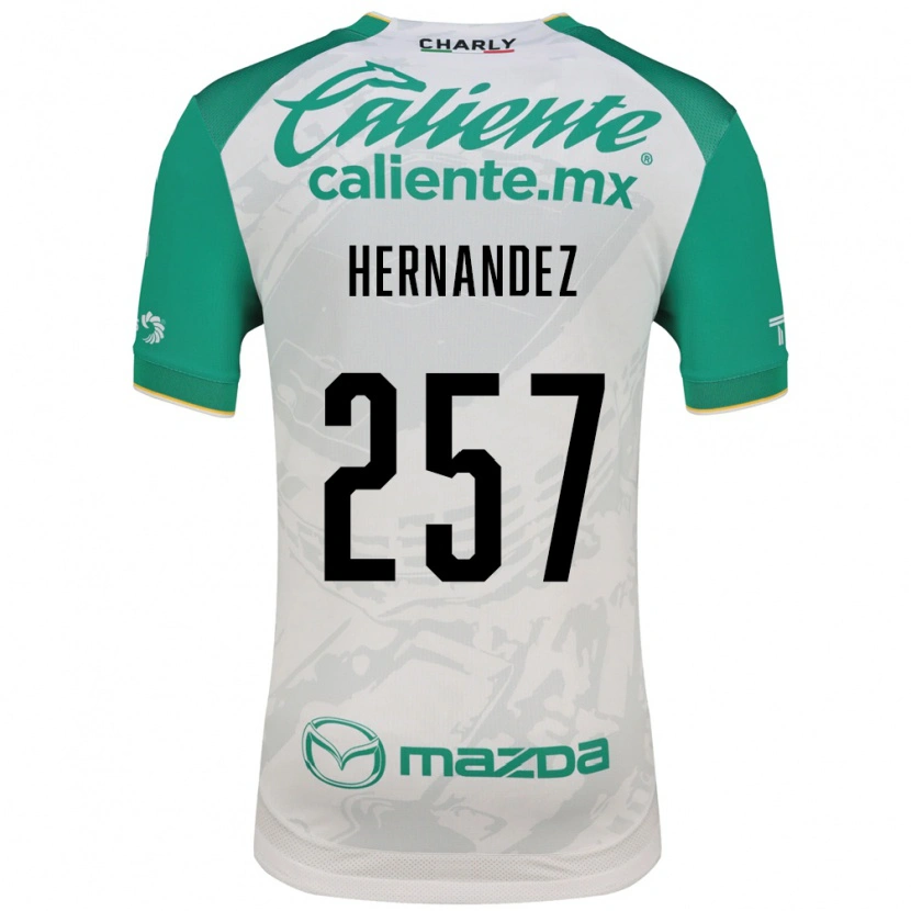 Danxen Mujer Camiseta Karín Hernández #257 Verde Claro Blanco 2ª Equipación 2026/27 La Camisa México
