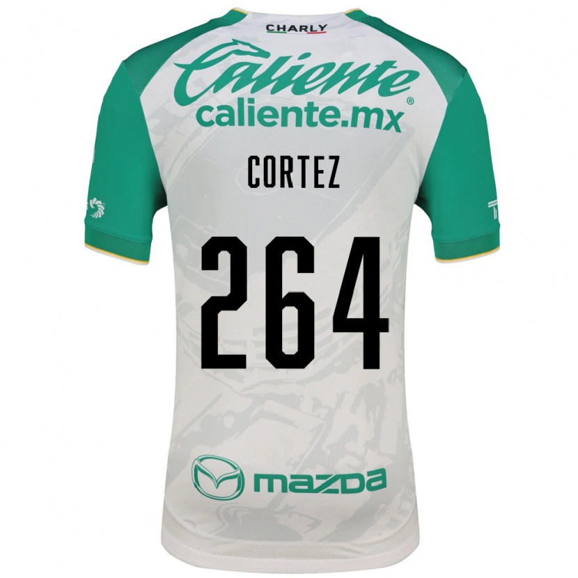 Danxen Mujer Camiseta Enrique Cortez #264 Verde Claro Blanco 2ª Equipación 2026/27 La Camisa México
